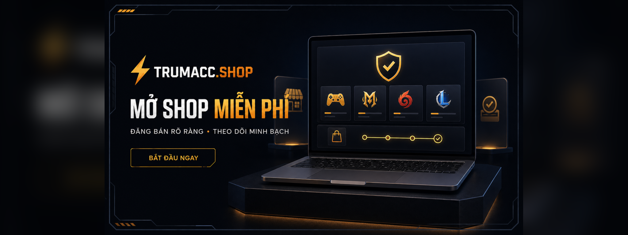 Shop tài khoản tại hệ thống