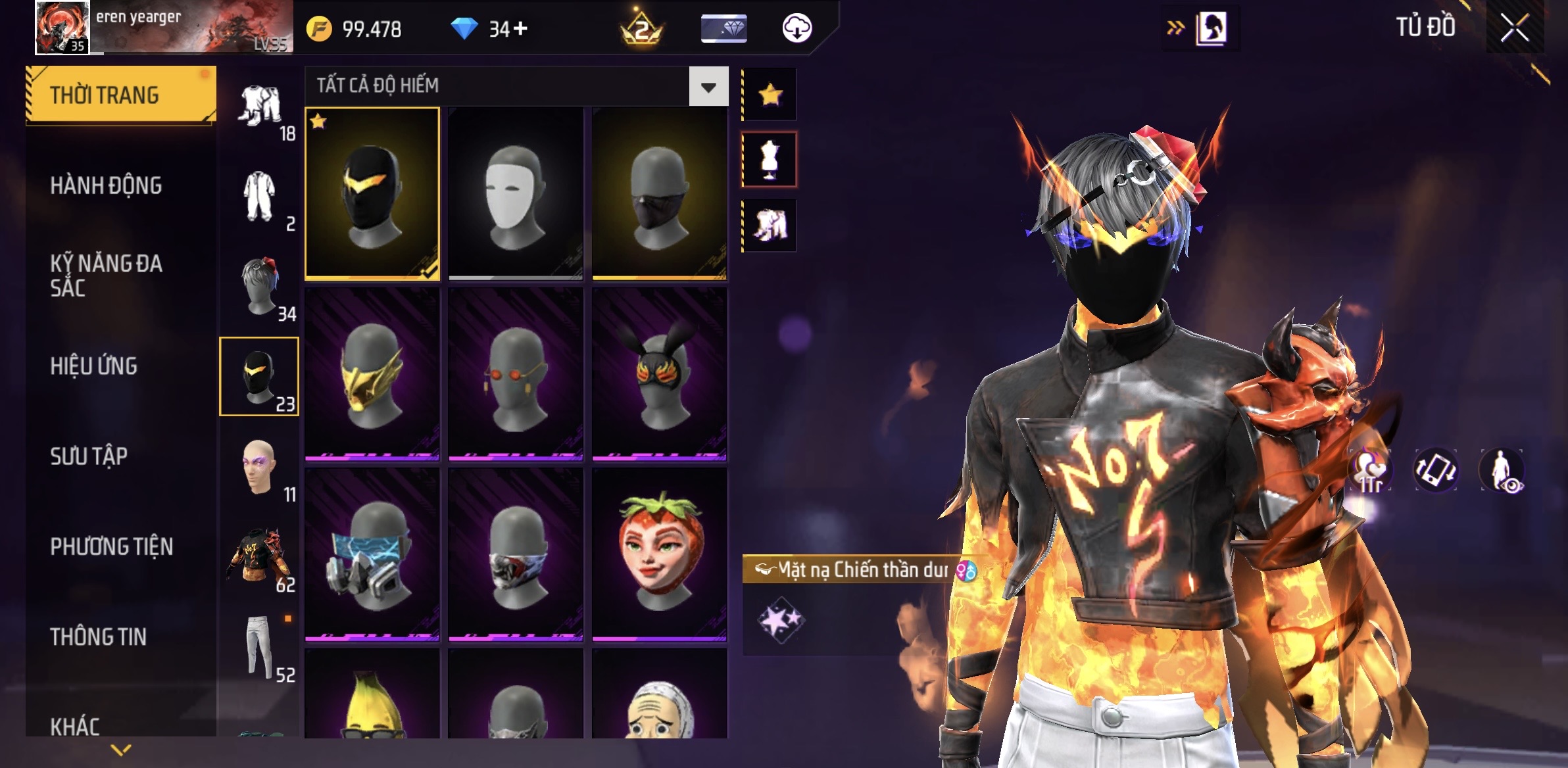 Ảnh 18 tài khoản Free Fire #FF114