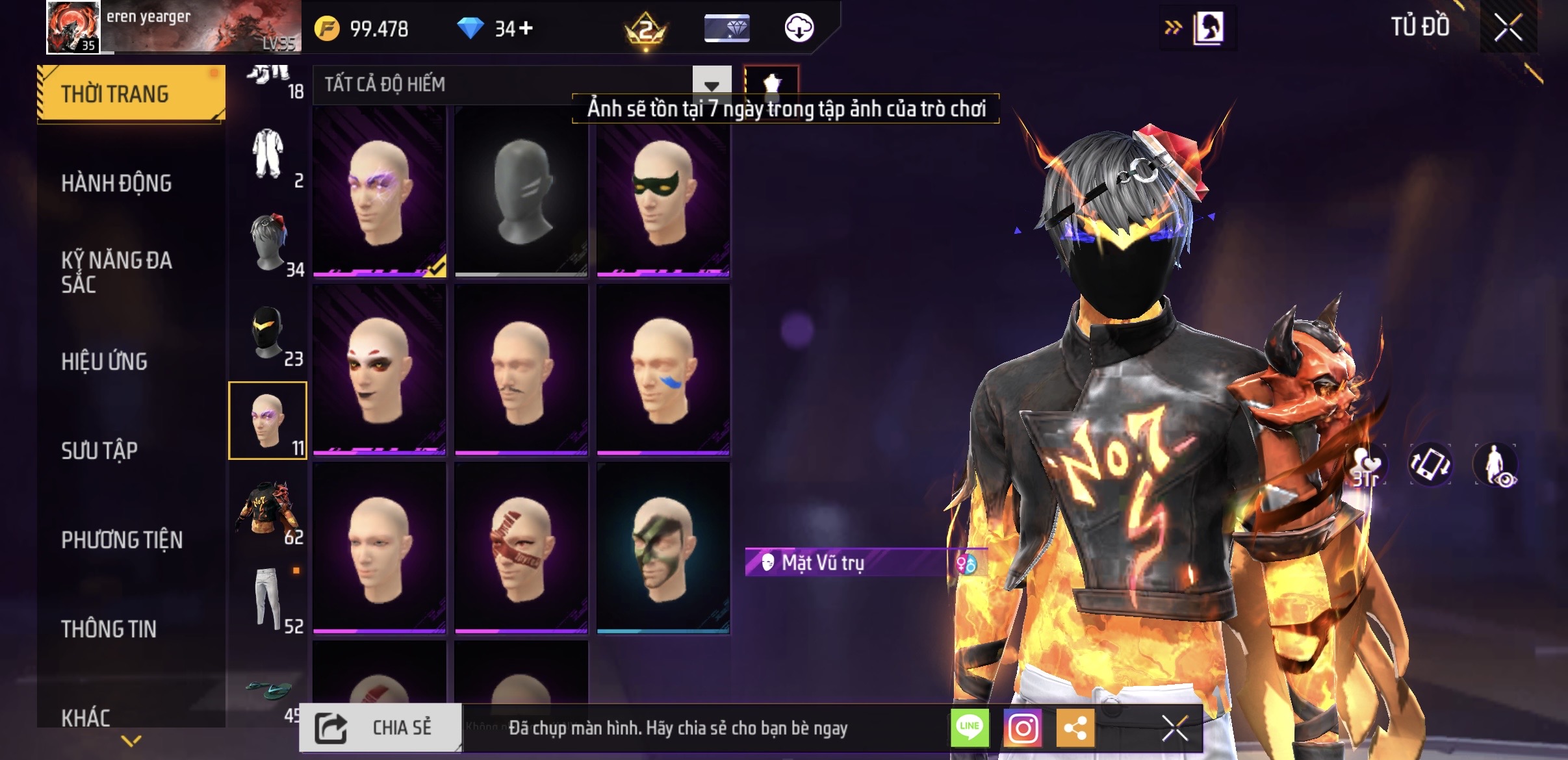 Ảnh 19 tài khoản Free Fire #FF114