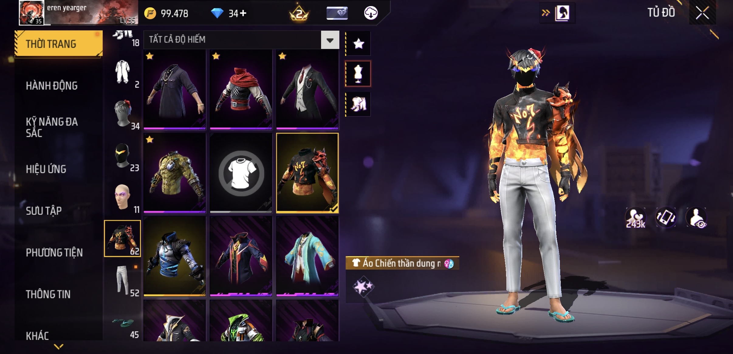 Ảnh 20 tài khoản Free Fire #FF114