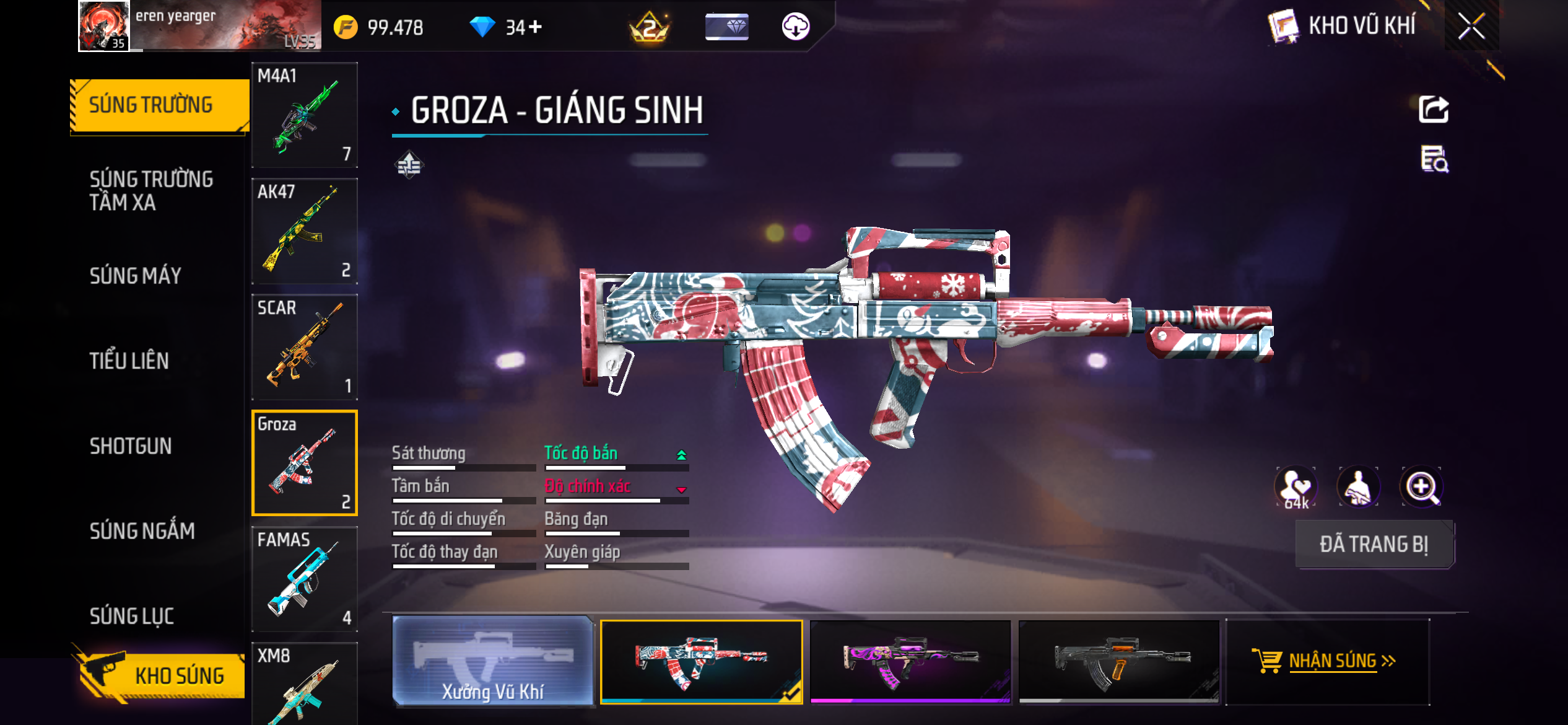 Ảnh 2 tài khoản Free Fire #FF114