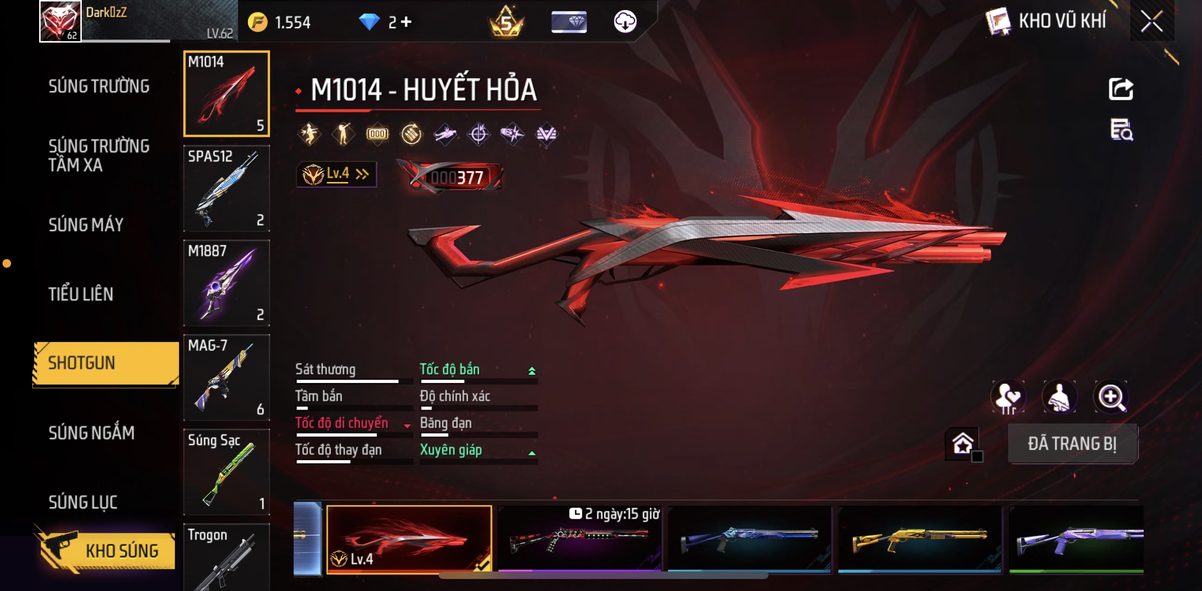Ảnh 4 tài khoản Free Fire #FF143