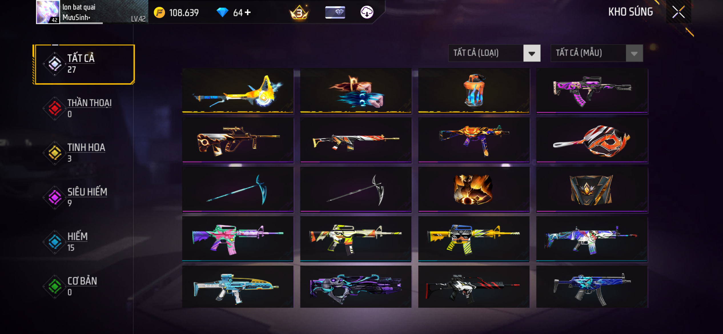Ảnh 3 tài khoản Free Fire #FF113