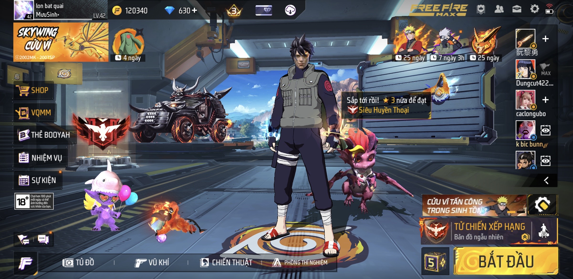 Ảnh 12 tài khoản Free Fire #FF113