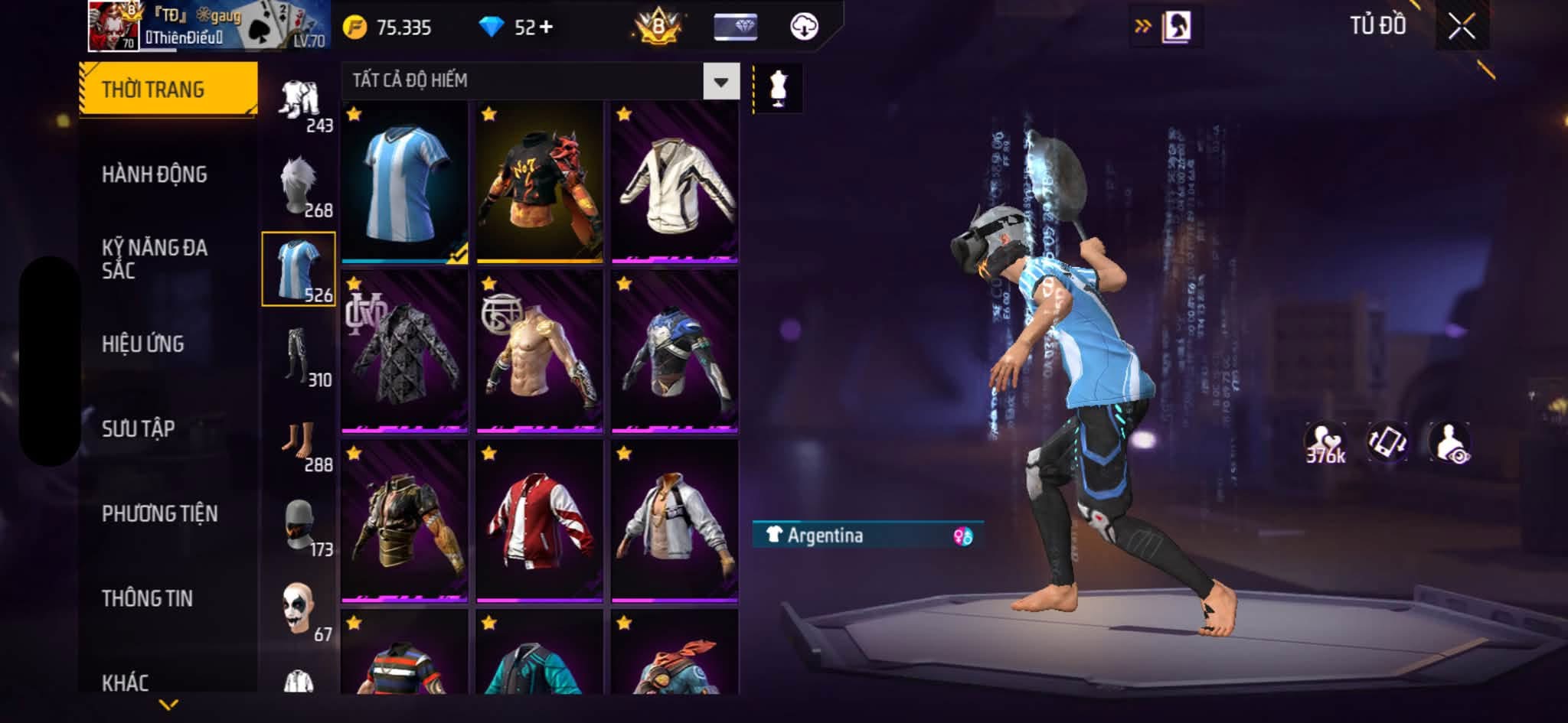 Ảnh 3 tài khoản Free Fire #FF134