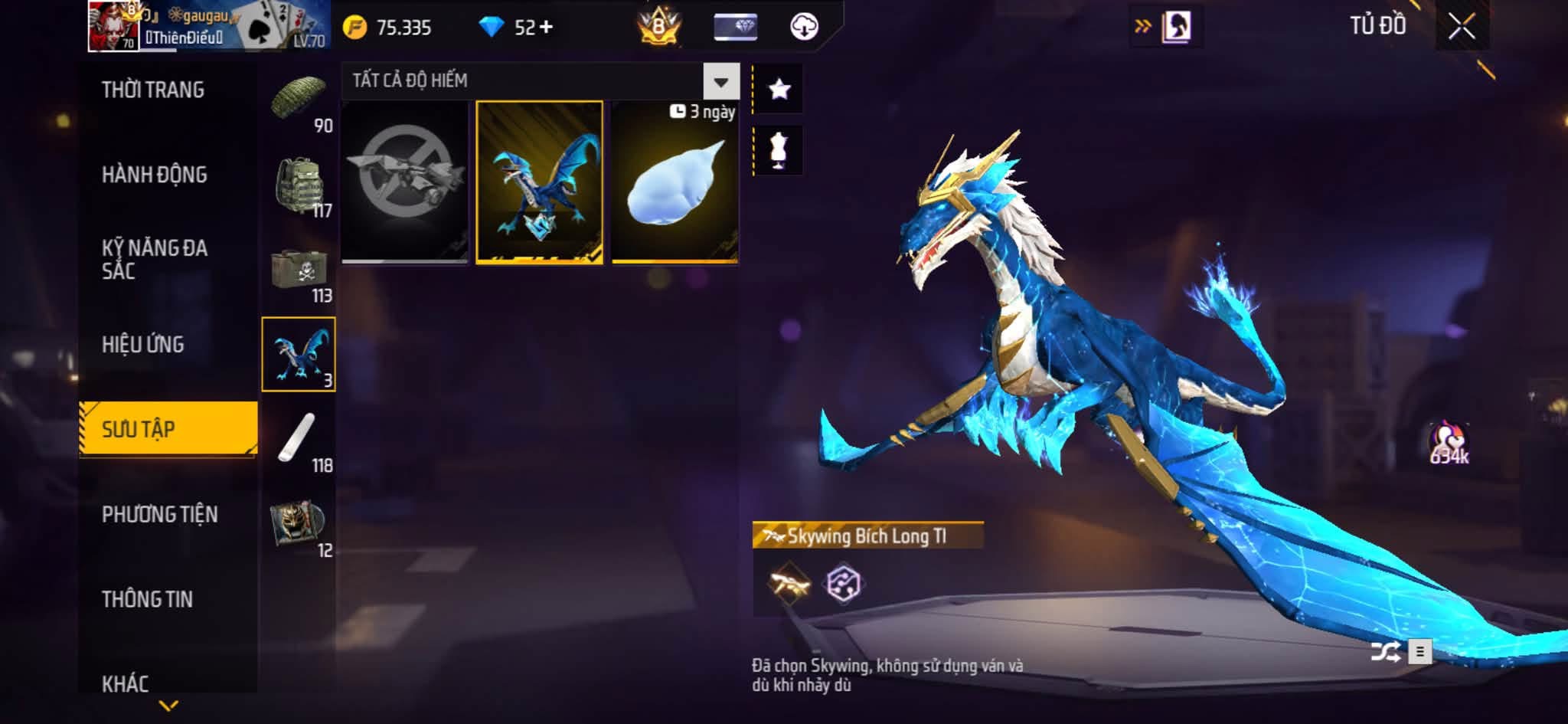 Ảnh 6 tài khoản Free Fire #FF134