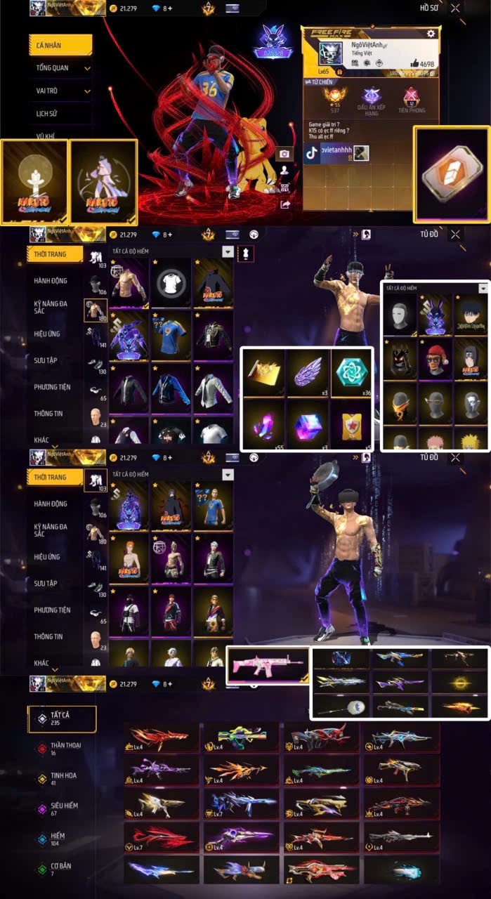 Ảnh 1 tài khoản Free Fire #FF135
